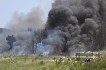 Máy bay hải quân Hàn Quốc đâm vào núi, bốc cháy dữ dội