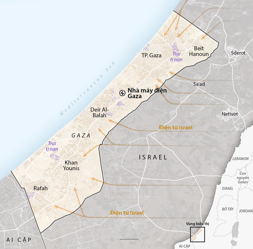 Bóng tối bao trùm Gaza sau lệnh bao vây toàn diện của Israel - 3 Bóng tối bao trùm Gaza sau lệnh bao vây toàn diện của Israel - 3