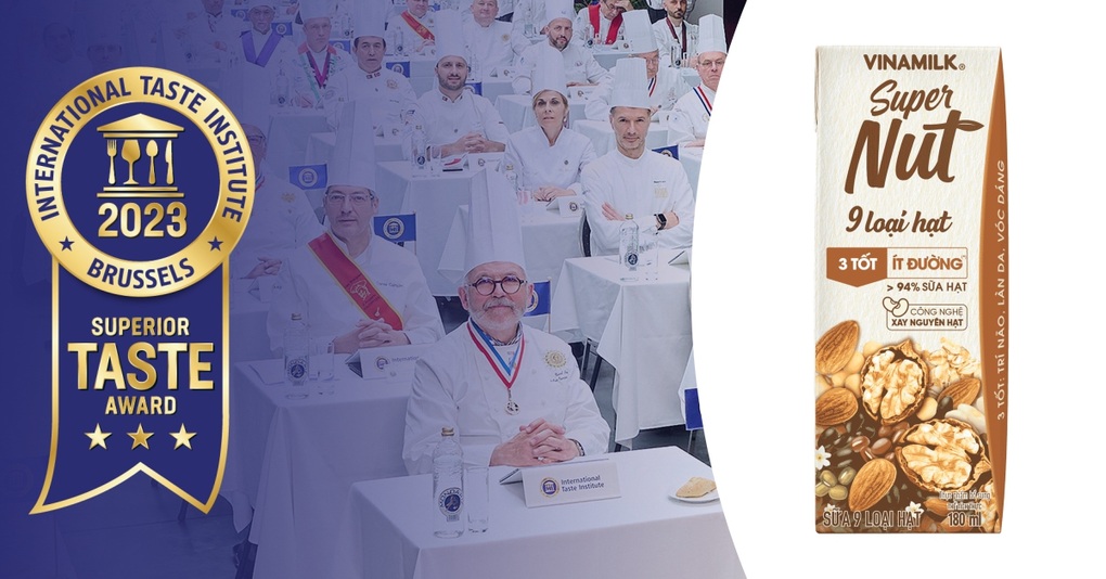 Vinamilk Super Nut giành 3 giải thưởng quốc tế về sáng tạo, vị ngon và chất lượng - 3 Vinamilk Super Nut giành 3 giải thưởng quốc tế về sáng tạo, vị ngon và chất lượng - 3