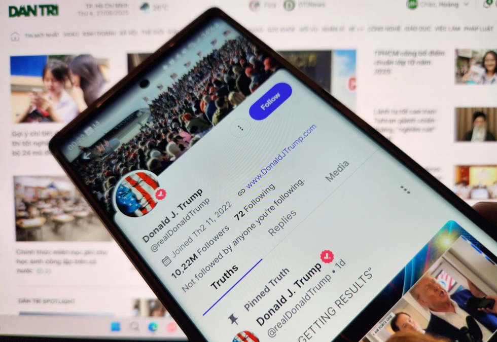 Mạng xã hội Truth của Tổng thống Trump mở cửa, cho phép người Việt tham gia