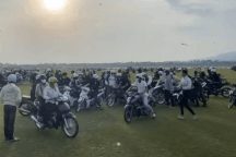 Nhóm "quái xế" bỏ chạy tán loạn khi thấy cảnh sát