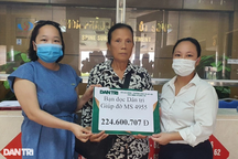 Hơn 220 triệu đồng đến với người mẹ nghèo gặp tai nạn thương tâm