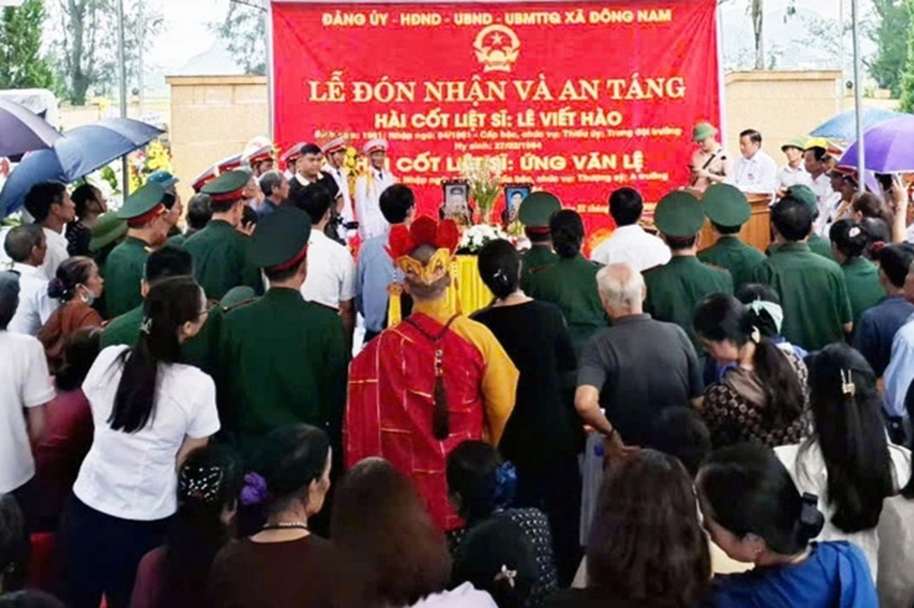 Hồi hương 2 liệt sỹ xác định được danh tính sau 40 năm lưu lạc - 2 Hồi hương 2 liệt sỹ xác định được danh tính sau 40 năm lưu lạc - 2