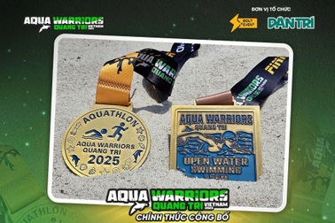 Aqua Warriors Quảng Trị 2025 công bố bộ đôi huy chương độc quyền