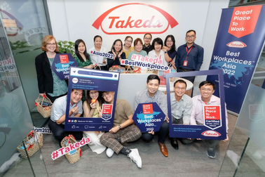 Takeda Việt Nam nhận giải "Nơi làm việc tốt nhất châu Á 2022"