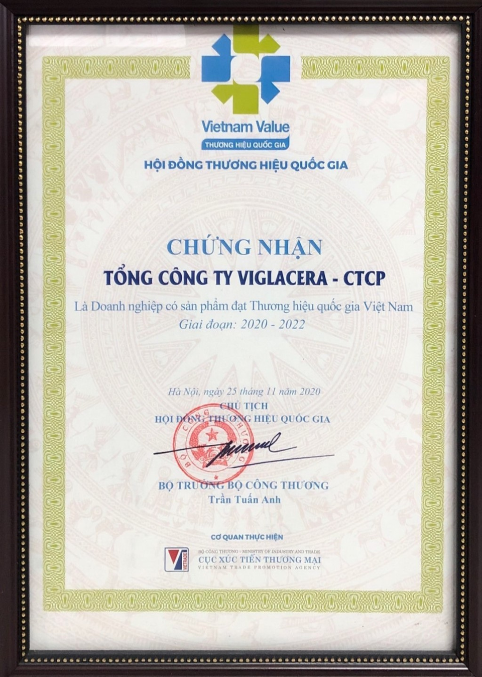 Viglacera tự hào đón nhận danh vị Thương hiệu Quốc gia Việt Nam - 2 Viglacera tự hào đón nhận danh vị Thương hiệu Quốc gia Việt Nam - 2