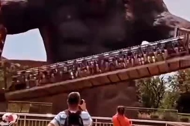 Chóng mặt khi chứng kiến du khách chơi trò mạo hiểm trong công viên