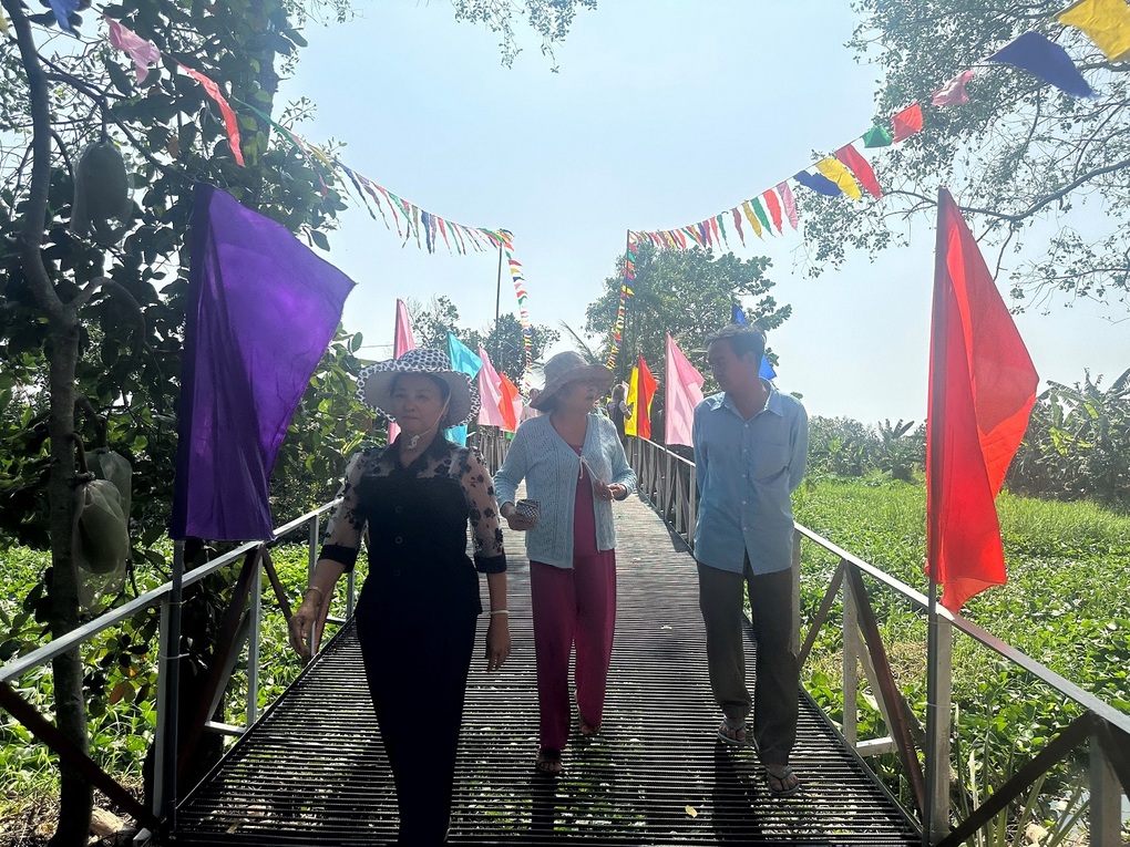 Tân Hiệp Phát khánh thành cầu dân sinh thứ 9 tại Tiền Giang - 2 Tân Hiệp Phát khánh thành cầu dân sinh thứ 9 tại Tiền Giang - 2
