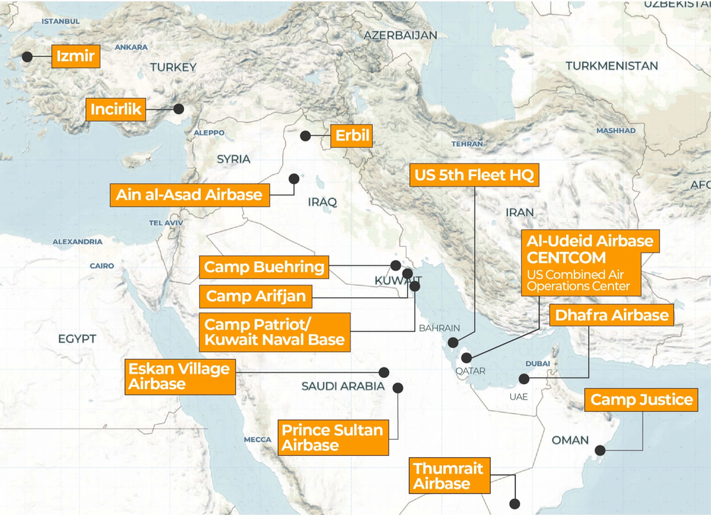 Iran sẽ tấn công căn cứ quân sự Mỹ ở Trung Đông sau đòn đáp trả Israel? - 2 Iran sẽ tấn công căn cứ quân sự Mỹ ở Trung Đông sau đòn đáp trả Israel? - 2