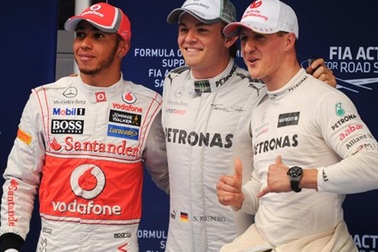 Nico Rosberg bất ngờ giành Pole trên đường đua Trung Quốc