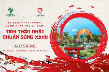 Trải nghiệm vườn Nhật The Origami, nhận quà tặng hấp dẫn
