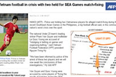 Bóng đá VN chìm trong khủng hoảng 