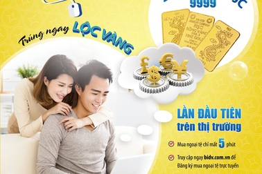 Đăng ký mua ngoại tệ online tại BIDV – Trúng ngay lộc vàng