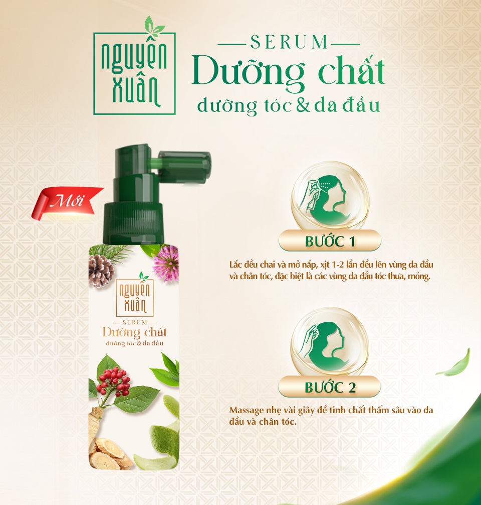 Nguyên Xuân ra mắt serum dưỡng tóc và da đầu, tóc chắc khỏe từ dược liệu - 4
