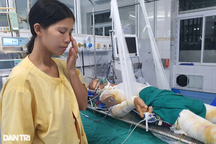 Vợ nghèo khẩn cầu "Em mất 2 đứa con rồi, xin cô bác cứu chồng em"