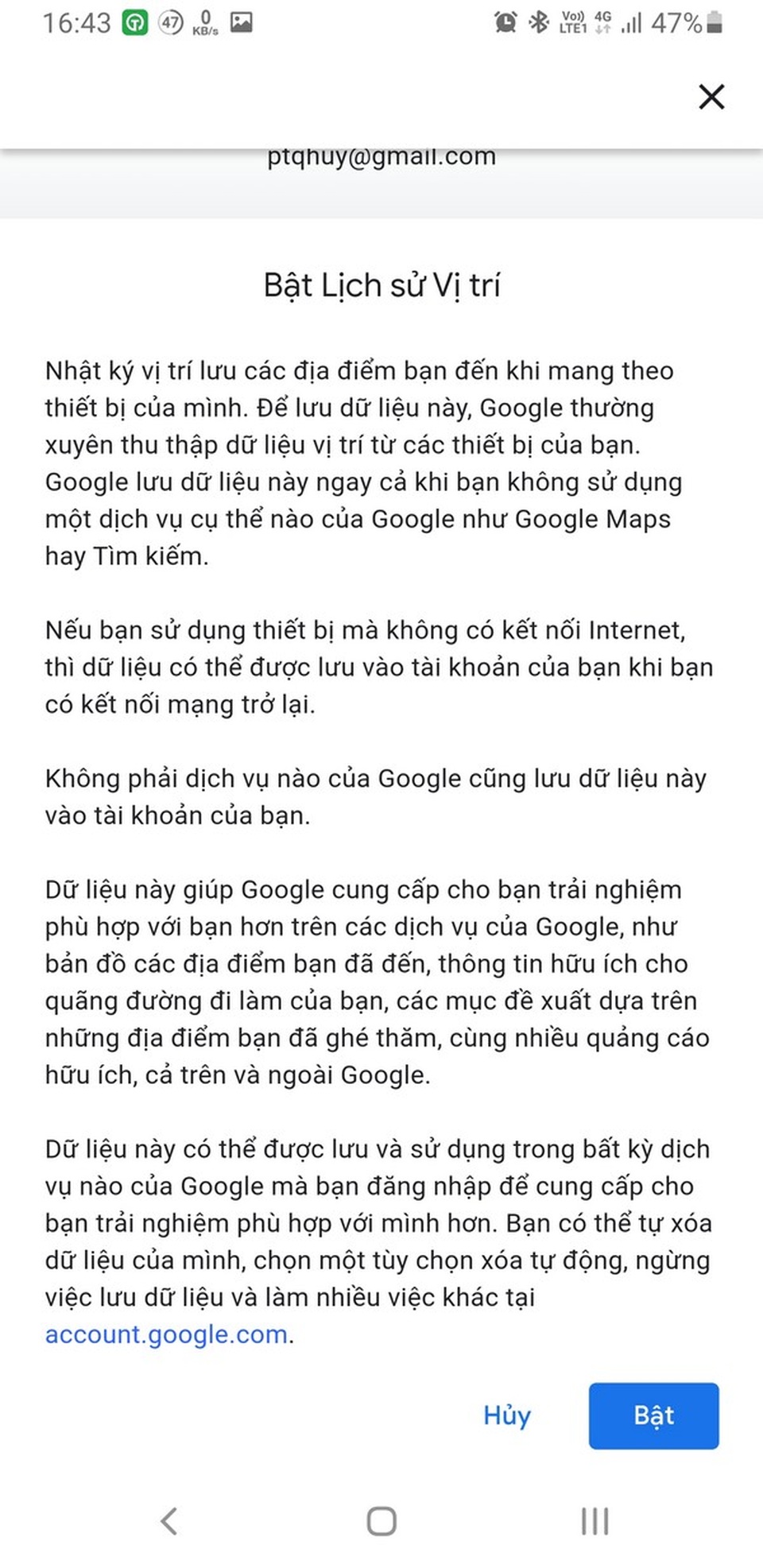 Hướng dẫn cách lưu lịch sử di chuyển để sử dụng khi cần khai báo y tế - 5 Hướng dẫn cách lưu lịch sử di chuyển để sử dụng khi cần khai báo y tế - 5