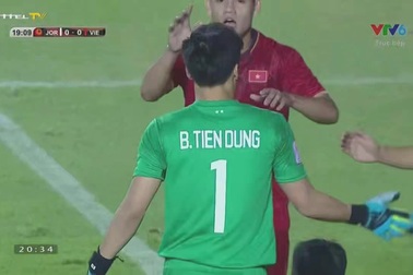 Bùi Tiến Dũng đã cứu thua cho U23 Việt Nam ở phút 20