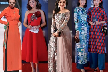 Ngô Thanh Vân cùng dàn biên tập viên  VTV, Á hậu “tranh nhau” khoe sắc