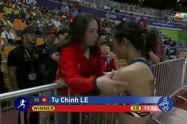 Tú Chinh xuất sắc giành HCV chạy 100m nữ