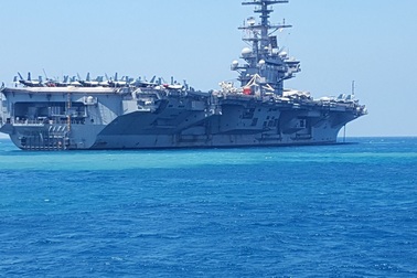 Tàu sân bay hạt nhân Mỹ lần đầu đến Israel sau 17 năm