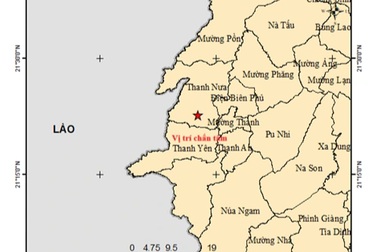 Động đất mạnh 3,0 độ ở Điện Biên