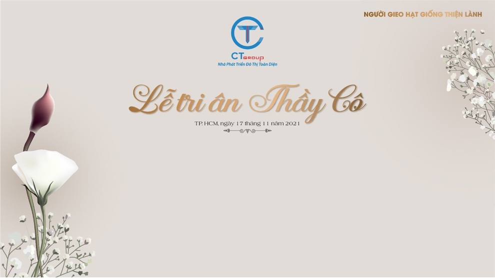 CT Group với ngày lễ tri ân thầy cô giàu cảm xúc! - 1 CT Group với ngày lễ tri ân thầy cô giàu cảm xúc! - 1