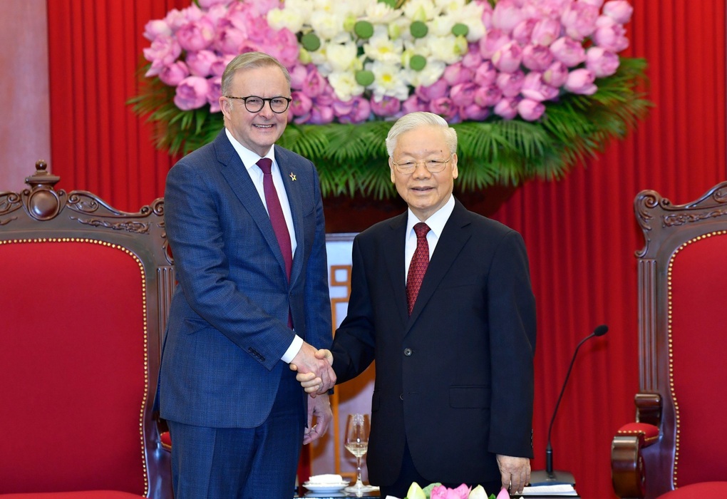 Tổng Bí thư Nguyễn Phú Trọng tiếp Thủ tướng Australia Anthony Albanese - 1 Tổng Bí thư Nguyễn Phú Trọng tiếp Thủ tướng Australia Anthony Albanese - 1