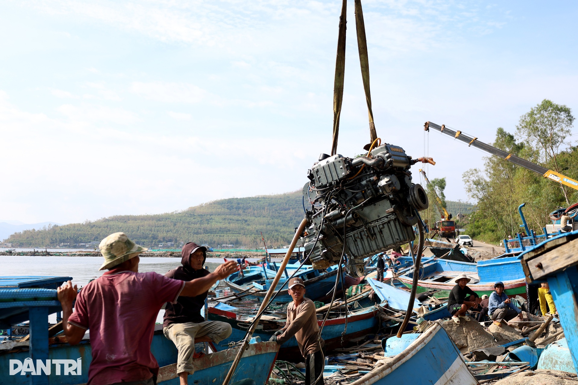 Loạt cần câu cơm tan nát, nỗi đau ở Vũng Chào sau bão Kalmaegi - 7