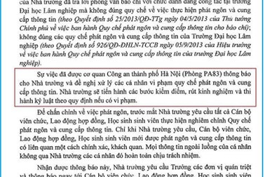 Lỗi “soạn văn bản” gây hiểu nhầm công an can thiệp phát ngôn chặt cây xanh?
