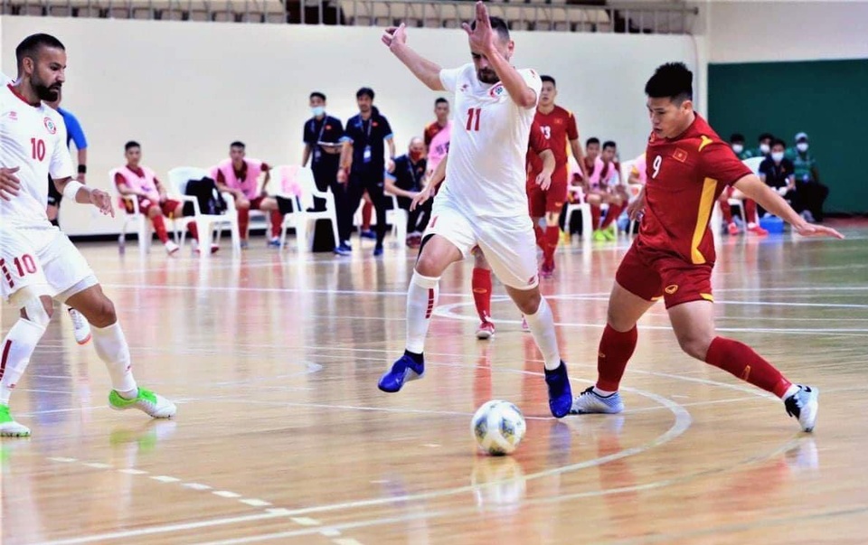 Đội tuyển futsal Việt Nam hòa Lebanon ở trận lượt đi tranh vé dự World Cup - 1 Đội tuyển futsal Việt Nam hòa Lebanon ở trận lượt đi tranh vé dự World Cup - 1