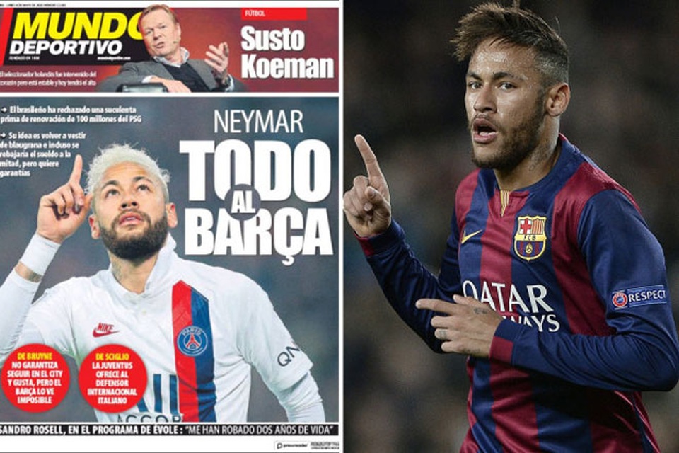 Neymar sẵn sàng hy sinh núi tiền để tái ngộ Messi - 2 Neymar sẵn sàng hy sinh núi tiền để tái ngộ Messi - 2