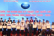 Lộ diện 12 dự án đạt giải Nhất cuộc thi Khoa học kỹ thuật quốc gia