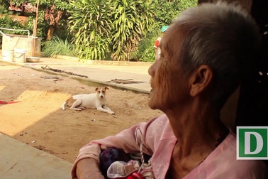 Xót xa hoàn cảnh cụ bà 81 tuổi mù mắt phải nuôi 3 cháu nhỏ thơ dại