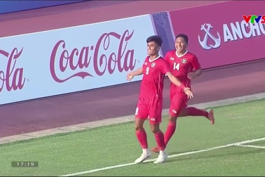 Ramadhan Sananta nâng tỷ số lên 3-0 cho U22 Indonesia