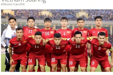 FIFA khen ngợi sự thăng tiến của bóng đá Việt Nam