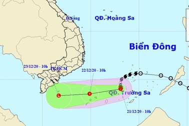 Bão Krovanh đã suy yếu thành áp thấp nhiệt đới