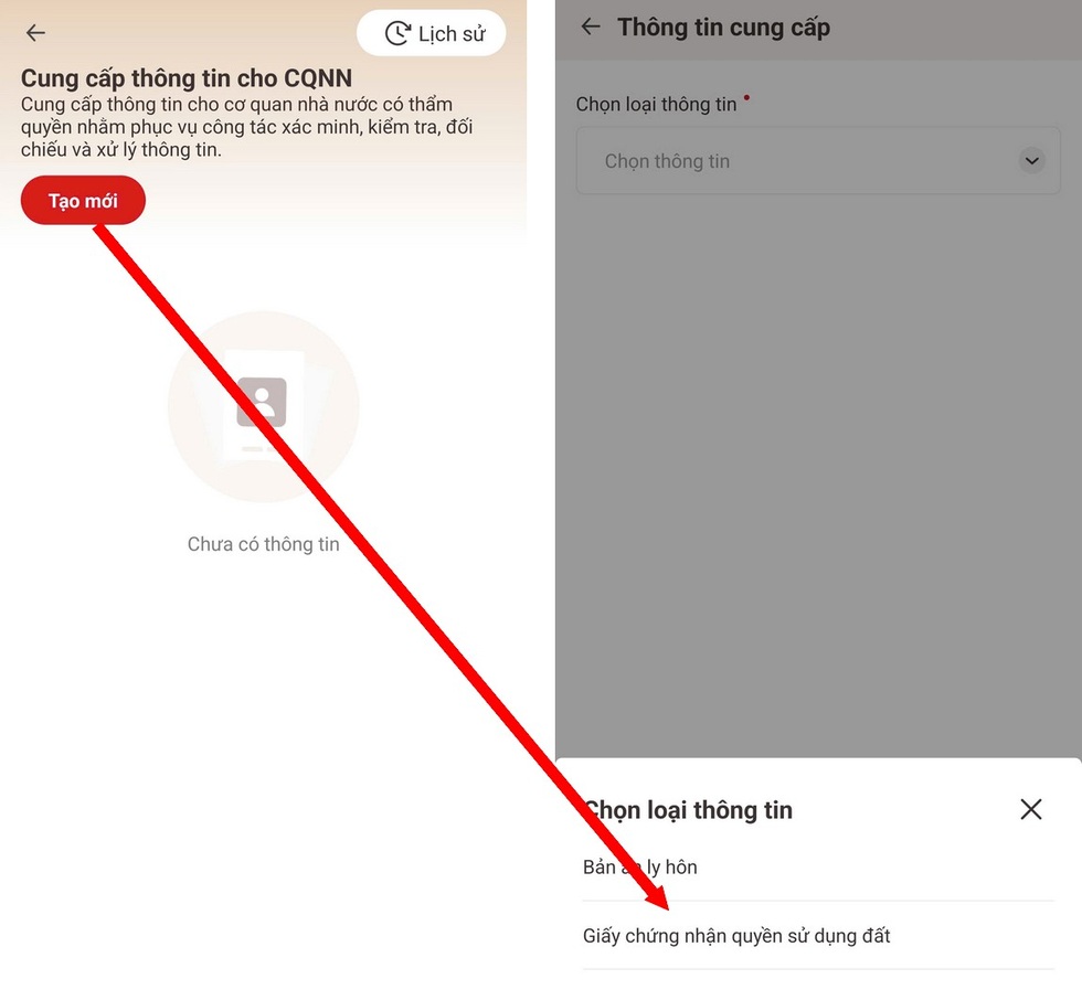 Hướng dẫn cách khai báo thông tin sổ đỏ qua VNeID - 3
