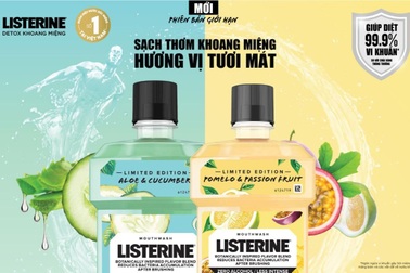 Siêu phẩm diệt khuẩn cực mạnh mà vẫn thanh mát bảo vệ răng miệng mùa hè