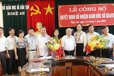 Nghệ An có Giám đốc Sở GD-ĐT mới