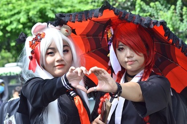 Ngắm bạn trẻ "hóa" nhân vật truyện tranh trong lễ hội Việt – Nhật