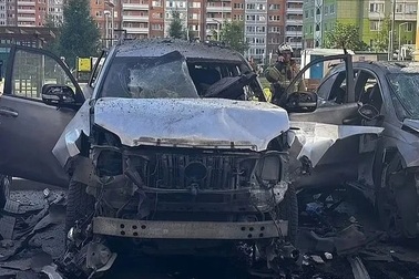 Xe chở sĩ quan tình báo Nga phát nổ ở Moscow