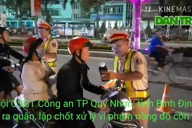 Bình Định: Uống 1 lon bia thay trà, lái xe bị phạt 2,5 triệu đồng