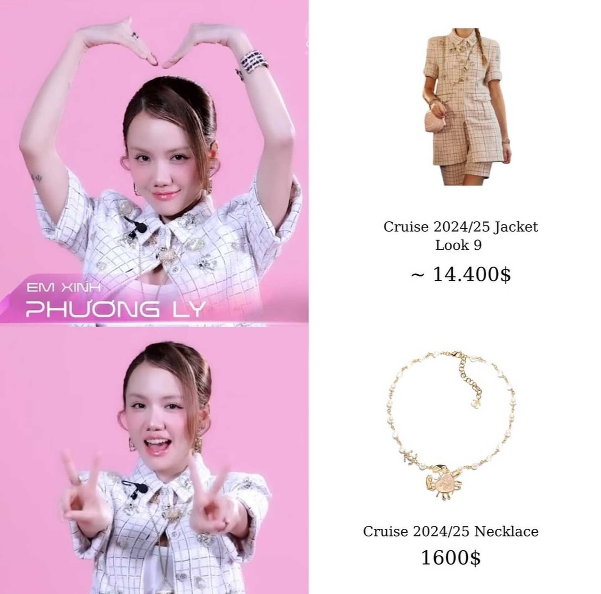 Phương Ly diện toàn đồ Chanel, giá tỷ đồng tại “Em xinh say hi” - 4 Phương Ly diện toàn đồ Chanel, giá tỷ đồng tại “Em xinh say hi” - 4