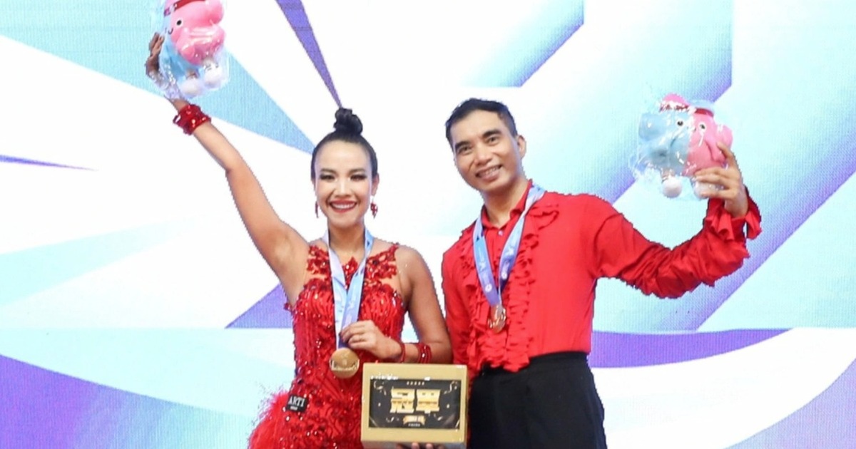 Cặp đôi dancesport Việt Nam vô địch Thế vận hội Trung niên 2025