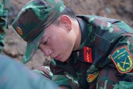 Tìm thấy thêm 24 bộ hài cốt liệt sĩ ở Công viên Lê Thị Riêng