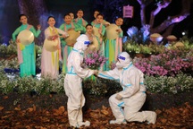 Lễ cưới đặc biệt của 20 cặp đôi y bác sĩ trong Bệnh viện Quân y 175