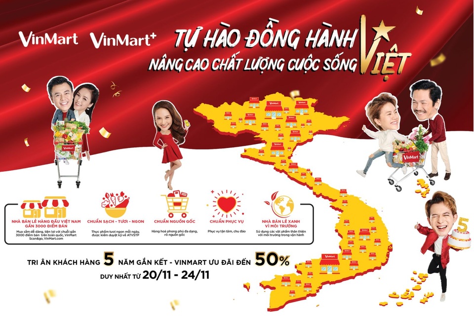 VinMart VinMart+ siêu khuyến mại mừng sinh nhật 5 tuổi - 2