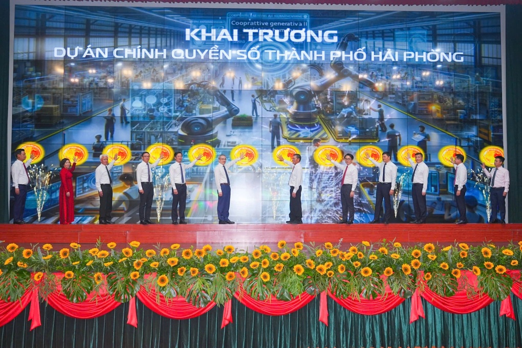 Khai trương dự án chính quyền số thành phố Hải Phòng - 1 Khai trương dự án chính quyền số thành phố Hải Phòng - 1