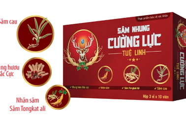 Sâm nhung cường lực Tuệ Linh - Giải pháp tăng cường sinh lý nam