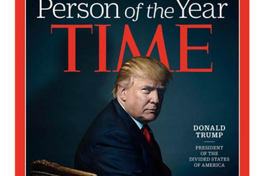 Hai chi tiết "lạ" trong bức ảnh ông Trump trên tạp chí Time